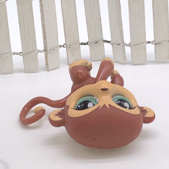 MONKEY #655 - Authentic Littlest Pet Shop - Hasbro LPS Glass Eye - Picture 3 of 3